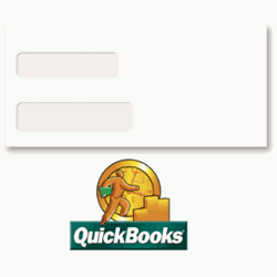 Double Window Envelope for Quickbooks Software - Moisture Seal